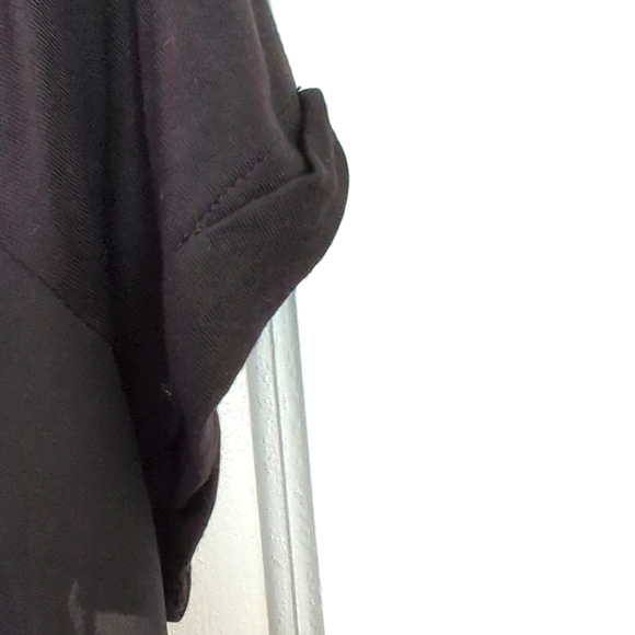 Women's Nicki Minaj Short Sleeve Top Sheer Back Size M - Picture 4 of 4